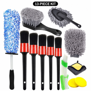 13-piece car detailing kit