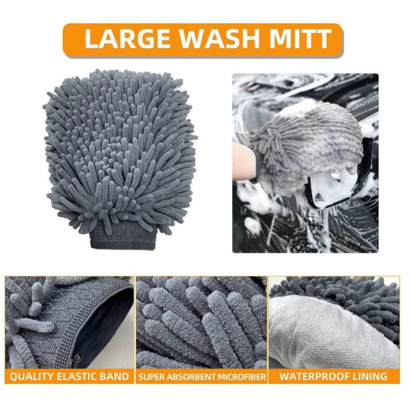 Large microfiber wash mitt product details