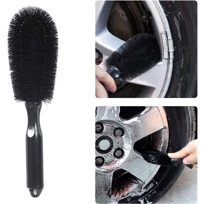 Wheel brush use examples