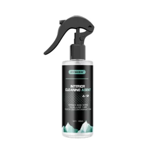 English-labeled interior fabric cleaning spray bottle